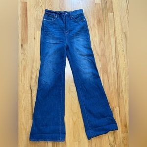 Madewell 11” high rise flare